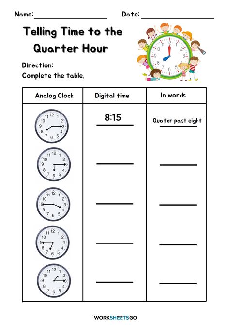 How To Tell Time, Telling Time Practice, Thanksgiving Worksheets, Time Worksheets, Analog Clock, Reading Worksheets, Educational Worksheets, Telling Time, Worksheet Template