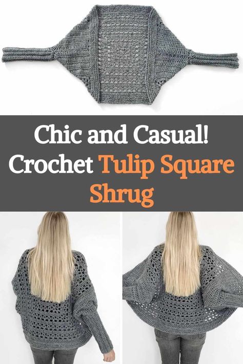 Crochet Shrug With Sleeves, Granny Square Shrug Pattern Free, Crochet Shrug Outfit, Crochet Shrug Sleeves, Crochet Granny Square Projects, Granny Square Shrug, Crochet Granny Square Vest, Easy Crochet Shrug, Crochet Shrug Pattern Free