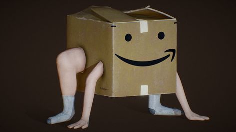 Amazon X Short Guy, Short Guy, Amazon Boxes, Amazon Box, Anime