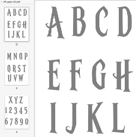 Another request that I suspect might appeal.  These two full alphabets will be great for any HP fan. Hocus Pocus: Download Upper Case and numbers Download Lower Case and ! ? & and a lightning b… Book Folding Templates, Book Folding Patterns Free, Harry Potter Font, Harry Potter Quilt, Old Book Crafts, Harry Potter Book, Creative Money Gifts, Book Page Crafts, Book Works