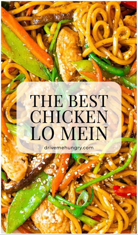 Chinese Egg Noodles, Lo Mein Sauce, Chicken Lo Mein Recipe, Lo Mein Recipe, Chicken Lo Mein, Chinese Egg, Chow Mein Recipe, Homemade Chinese Food, Lo Mein Recipes