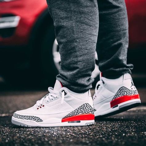 Jordan 3 Outfit, Feet Warmers, Retro Jordans, Jordan Shoes For Men, Nike Air Jordan 3, Jordan Sneaker, Jordan Shoes Retro, Shoes Sneakers Jordans, Jordan 3 Retro