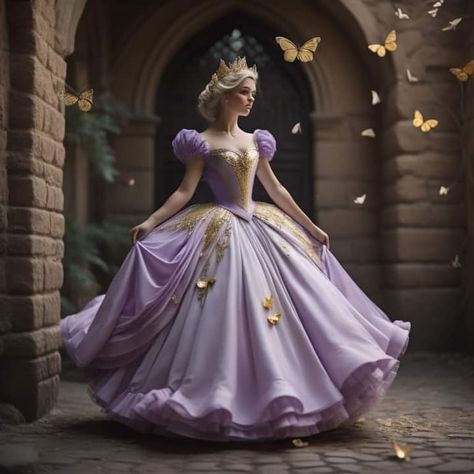 Disney Princess Adult Costume, Disney Princess Costumes, Fairytale Aesthetic, Beautiful Long Dresses, Fantasy Princess, Purple Outfits, Princess Costume, Beautiful Woman, Little Princess