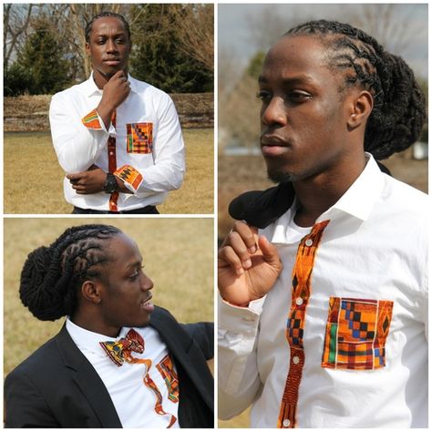 Wedding Gallery | VibrantBride.com Men African Fashion, Natural Hair Rules, Natural Afro, African Chic, Dreadlock Hairstyles For Men, Dreadlock Styles, Black Men Hairstyles, African Shirts, Dreadlock Hairstyles