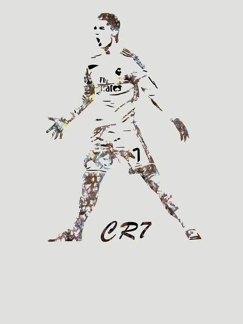 "Perfect Cristiano Ronaldo CR7 T-Shirt Design" T-shirt by YasithaKaru | Redbubble Football Legends, Ronaldo Cr7, Cristiano Ronaldo Cr7, Graphic Tshirt Design, Football Lovers, Design Essentials, Football Design, Soccer Fans, Soccer Team