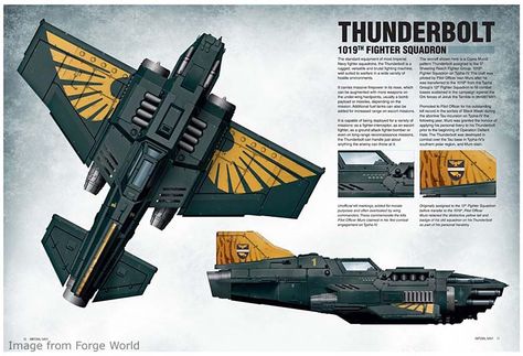 From the Warp: Do you even need to buy Imperial Aeronautica? Warhammer 40k Fighter Plane, Warhammer 40k Thunderbolt, Spaceship Fighter, Aeronautica Imperialis, Star Fighter, Battlefleet Gothic, Space Ships Concept, The Horus Heresy, Sci Fi Ships