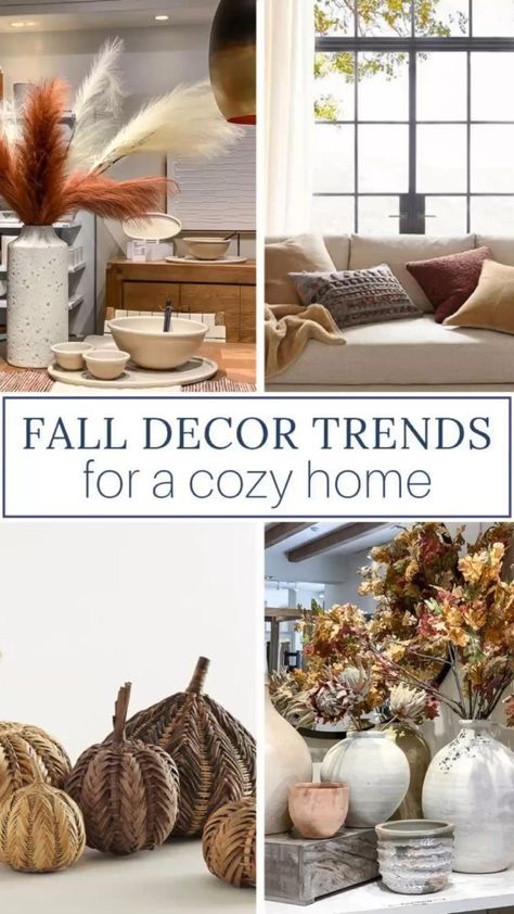 Are you prepared to begin organizing your fall decor Ideas? Fall decor trend 2022 
 • These creative fall decor ideas for every room in the house! #falldecor #falldecorideas #falldecortrend #fall2022 #fallinspiration Fall Wreath Trends 2022, Fall 2022 Decor Trends, Fall 2023 Decorating Trends, Bohemian Fall Decor, Modern French Farmhouse Decor, Fall Decor 2022, Modern Farmhouse Fall Decor, Natural Fall Decor, Neutral Autumn