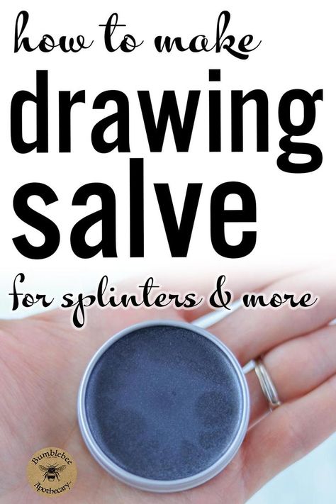 Diy Black Drawing Salve, Drawing Salve For Splinters, Diy Drawing Salve For Boils, Herbal Salves Recipes, Homapathic Remedies, Diy Drawing Salve, Essential Oil For Boils, Drawing Salve Recipe, Homemade Healing Salve