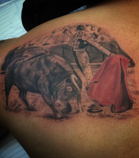 Matador Tattoo, Mexican Tattoo, American Traditional Tattoo, Art Tattoos, Unique Tattoo, American Traditional, Get A Tattoo, Picture Tattoos, Individual Style