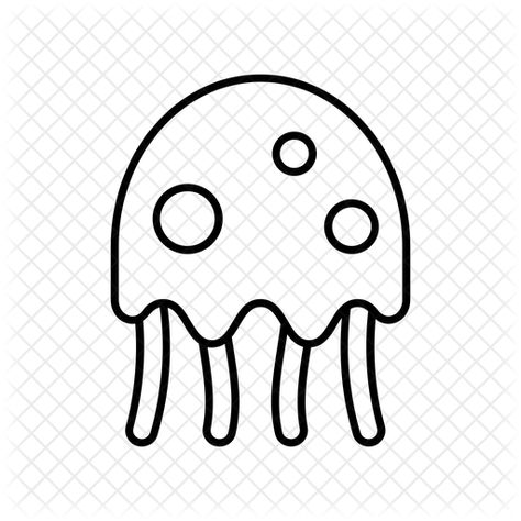 Jellyfish Icon, Jellyfish Svg, Spongebob Jellyfish, Cricut Explore Projects, Animal Icon, Sticker Ideas, Icon Pack, Cricut Explore, Icon Font