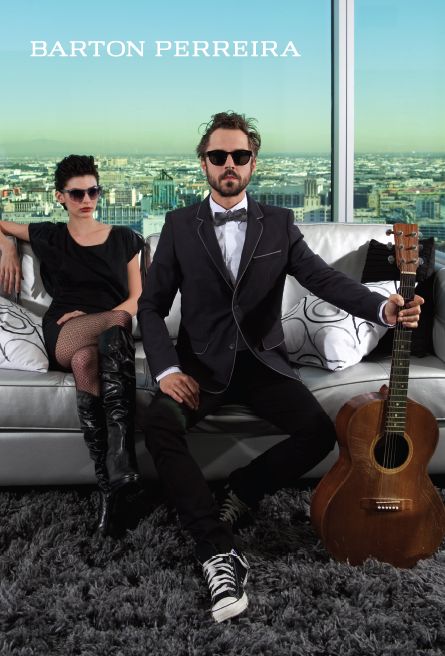 Barton Perriera Campaign with Actor, Giovanni RIbisi and Actress, Rachele Schank Giovanni Ribisi, Barton Perreira, Fashion Creative, Luxury Eyewear, Oliver Peoples, Tailored Suits, Sarasota, Creative Fashion, Fashion Sunglasses