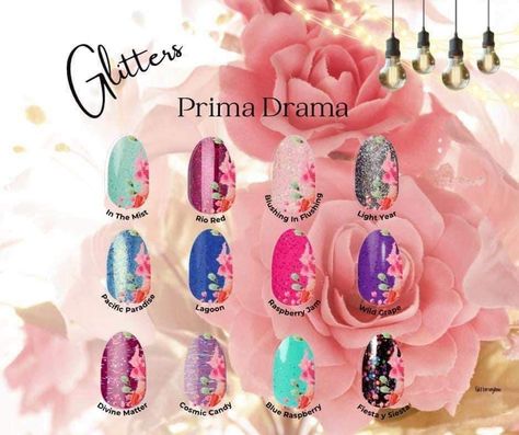 Prima Drama Color Street Combo, Color Street Nails Combos, Mani Inspiration, Colorstreet Combos, Nail Combos, Nail Color Combos, Street Nails, Raspberry Jam, Blue Raspberry