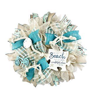 Beach Wood Decor, Coastal Wreaths, Beach Wreaths, Take Me To The Beach, Coastal Wreath, Nautical Wreath, Beach Wreath, Beach Wood, Seasonal Wreaths