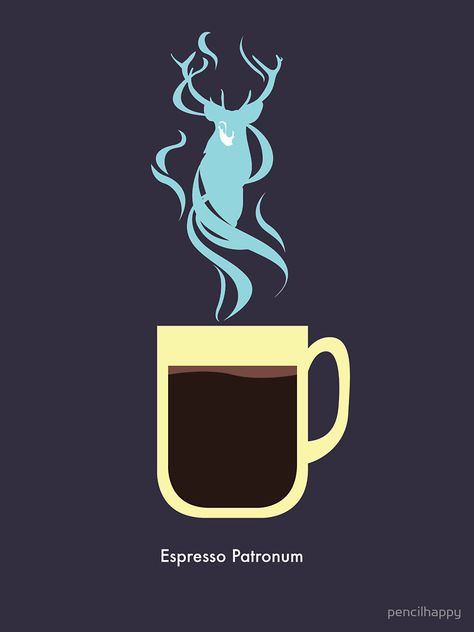 Design Espresso Patronum, Harry Potter Theme, Espresso, Harry Potter, For Sale, T Shirt, Design