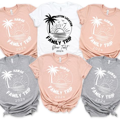 Bahamas Shirt Ideas, Hawaii Family Vacation Shirts, Family Beach Trip Shirts, Best Friends Road Trip, Family Beach Shirts, Friends Road Trip, Hawaii Family Vacation, Vacation Shirts Beach, Funny Vacation Shirts