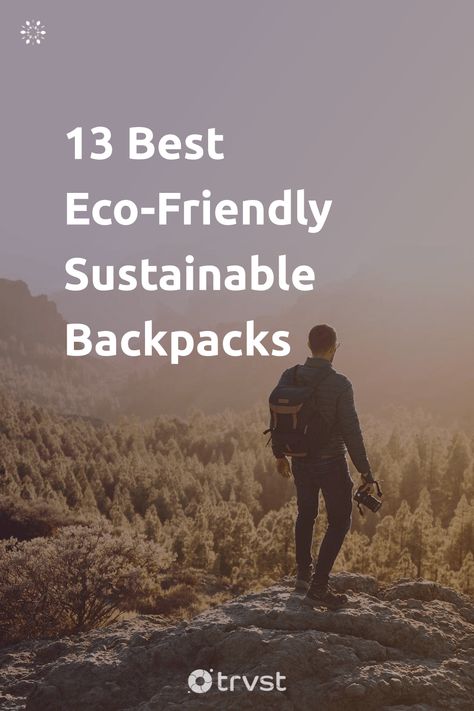 "13 Best Eco-Friendly Sustainable Backpacks"- Backpacks have become go-to essentials for going about our days, heading to the gym, or getting outdoors. Versatile enough to carry everything from a change of clothes to laptops, they also come in a vast array of sizes and shapes. Yet many backpacks are made with little heed for... #trvst #guide #sustainablefashion #sustainable #ecofriendly #environment #eco #outdoors #sustainability #conservation #fairtrade #bethechange #gogreen Eco Backpack, Eco Friendly Backpack, Eco Friendly Environment, Sustainable Backpack, Welcome Kit, Natural Air Purifier, Eco Friendly Diy, Homemade Cleaning Solutions, Business Backpack