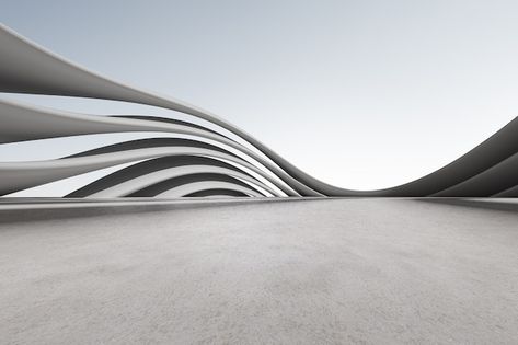 3d render of futuristic concrete archite... | Premium Photo #Freepik #photo #building-entrance #abstract-architecture #building-wall #abstract-building Architecture Photography Buildings, Parking Building, Background Minimal, Car Advertising Design, Lines Background, Facade Architecture Design, Concrete Architecture, Presentation Backgrounds, Architecture Background