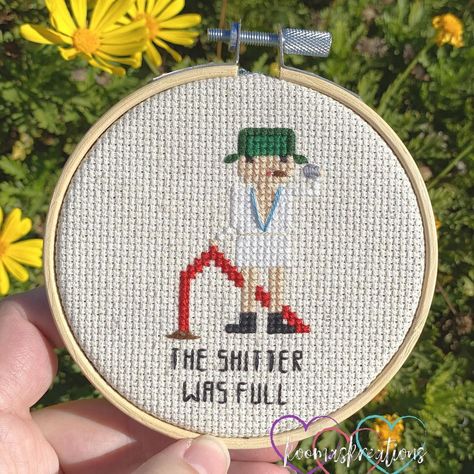 Christmas Vacation Cross Stitch Patterns, Funny Christmas Cross Stitch, Christmas Vacation Cross Stitch, Christmas Cross Stitch Ornaments, Crosstitch Ideas, 2023 Ornaments, Cross Stitch Ornaments, Christmas Cross Stitch Patterns Free, Stitch Ornaments