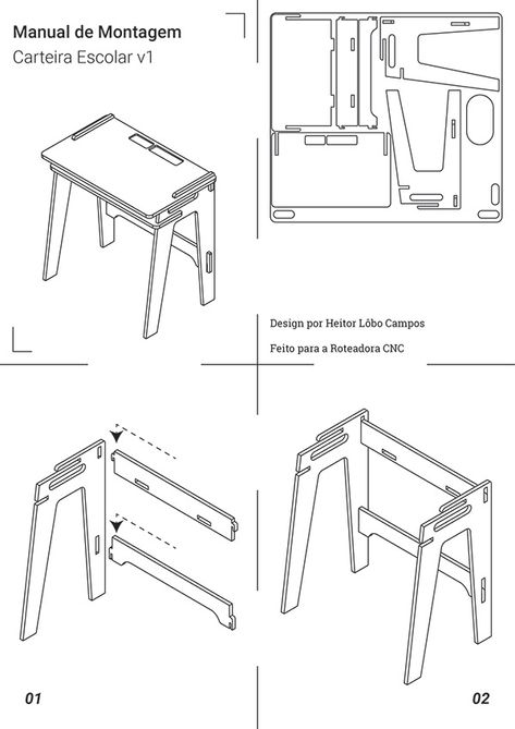 CNC School Furniture on Behance Cnc Furniture Plans, Cnc Furniture, Book Illustration Art, Design Editorial, Wood Worker, School Furniture, Design Industrial, Cnc Router, Furniture Projects