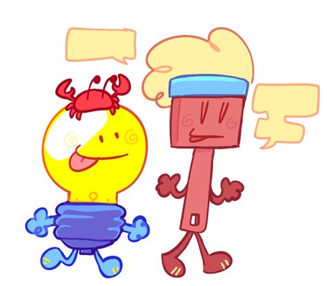 Paintbrush Ii Icon, Lightbulb And Paintbrush Ii, Light Brush Ii, Lightbrush Inanimate Insanity, Light Brush Inanimate Insanity, Paintbrush Inanimate Insanity Fanart, Lightbulb X Paintbrush Ii, Lightbulb Ii Fanart, Paintbrush Ii Fanart