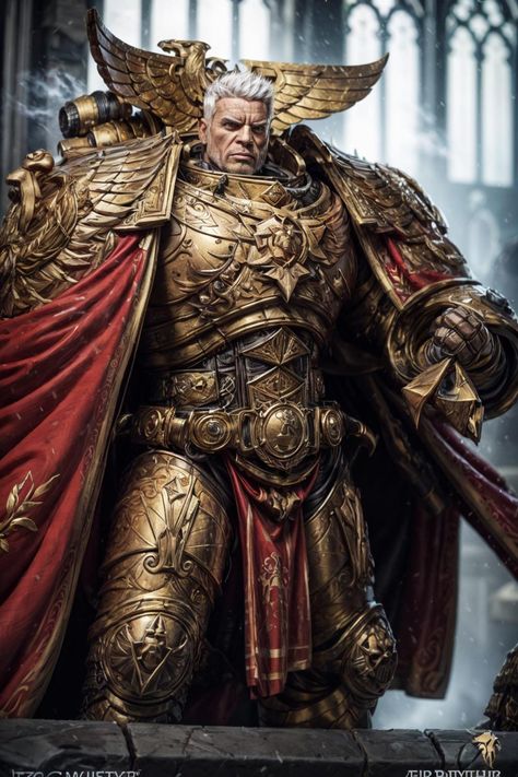 Rogal Dorn Art, Rogal Dorn, Space Marine Art, Imperial Fists, 40k Imperial Guard, The Horus Heresy, Warhammer 40k Art, Horus Heresy, Warhammer Art