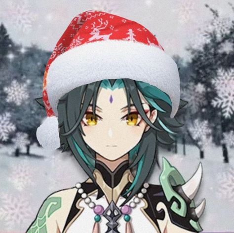 Genshin impact Christmas pfp⛄🎄❄️ Christmas Pfp, Holiday Icon, Cute Little Kittens, Christmas Icons, Anime Reccomendations, Fanarts Anime, Christmas Hat, Photo Profil, Cute Anime Character