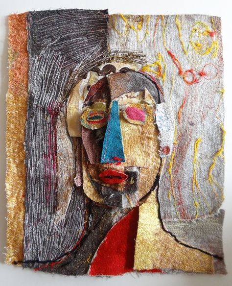 Alice Kettle, A Level Textiles, Making Faces, Textile Fiber Art, Thread Painting, Creative Outlet, Textile Artists, Embroidery Inspiration, Stitch Design