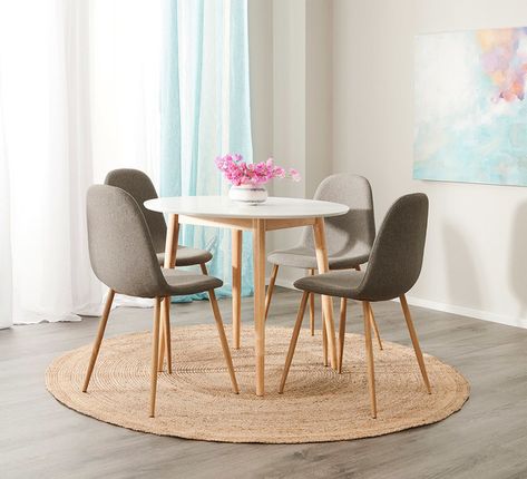 Small Glass Dining Table, Glass Dining Table Decor, Dining Table 4 Seater, Wall Dining Table, Round Living Room Table, Dining Room Design Luxury, 4 Seater Dining Table, Round Living Room, Dining Table 4