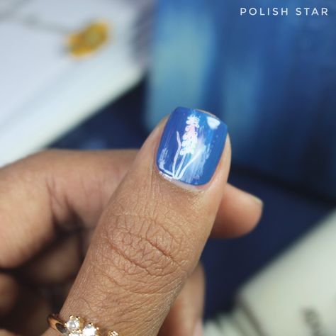 Indigo Nail Art, Rm Indigo Nails, Indigo Nail Designs, Nail Art Bts, Bts Nail Art, Fan Art Bts, Indigo Rm, Rm Indigo, Manage Time