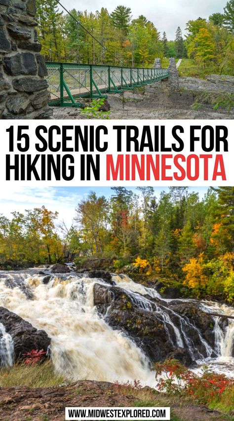 15 Scenic Trails for Hiking in Minnesota Minnesota Hiking Trails, Things To Do In Minnesota, Minnesota State Parks, Minnesota Hiking, Travel Minnesota, Mn State Parks, Superior Hiking Trail, North Shore Minnesota, Minnesota Winter