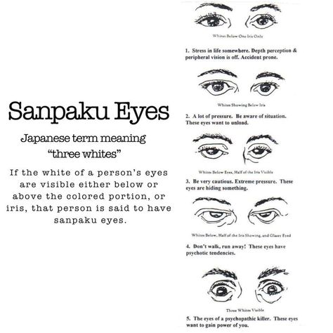 Sanpaku Eyes Meaning, What Type Of Eyes Do I Have, Sanpaku Eyes Aesthetic, Art Stylization, Sanpaku Eyes, Chinese Face Reading, Eye Types, Cold Eyes, Mysterious Eyes