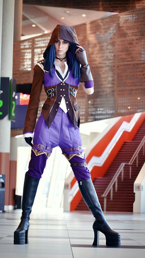 Arcane Caitlyn Cosplay, Caitlyn Kiramman Cosplay, Caitlyn Arcane Cosplay, Caitlyn Cosplay, Arcane Cosplay, Arcane Caitlyn, Caitlyn Kiramman, Steampunk Cosplay, Cosplay Ideas