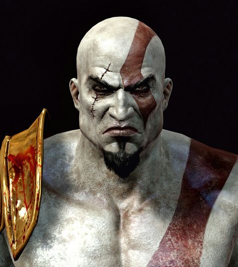 Kratos God of war Gamer Wallpaper, Barbarian King, God Of Wars, Model Sheet, Underworld, Street Fighter, New Memes, Game Character, Daily Dose