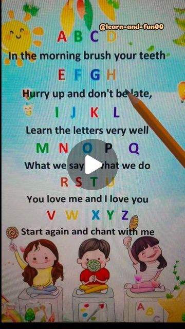 Crafting!!🎨🖌️ on Instagram: "Alphabet song! ✨ Abcd...@learn-and-fun00" K Letter Worksheets For Preschool, Abcd Worksheet For Kids, Alphabet Songs For Preschool, Abcd Worksheet, Alphabet Sounds Song, Alphabet Recognition Activities, Sounds In English, Preschool Reading Activities, Pin Board Ideas