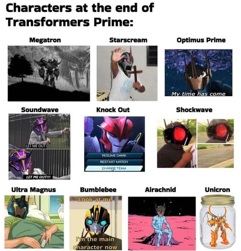 Transformers Prime Bumblebee Art, Tfp Starscream Memes, Transformers Prime Comics, Transformers Robots In Disguise Fanart, Transformers Memes Hilarious, Transformers Prime Decepticons, Transformers Memes Funny, Optimus Prime Transformers Prime, Tfp Memes