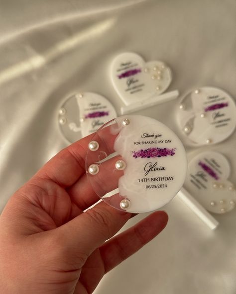 💜 ~ ▫️Personalized Heart and Circle Shaped Epoxy Favors ✔️Different Ribbon & Sticker Options • @jj_4everfavors • “ Custom Wedding Favor for Guests Quinceanera Favor Party Favor First Communion Favor Baptism Favor Baby Shower Favor Bridal Shower Favor First Birthday Party Favor • #baptème #france #premierecommunion #heart #heartshaped #quinceañera #PartyFavor #weddingfavors #baptismfavors #candle #candlefavors #purple #babyshowerfavors #bridalshower #firstbirthday #jj4everfavors Ribbon Sticker, First Birthday Party Favor, Quinceanera Favors, First Communion Favors, Communion Favors, Bridal Shower Favor, Custom Wedding Favours, Baptism Favors, Candle Favors