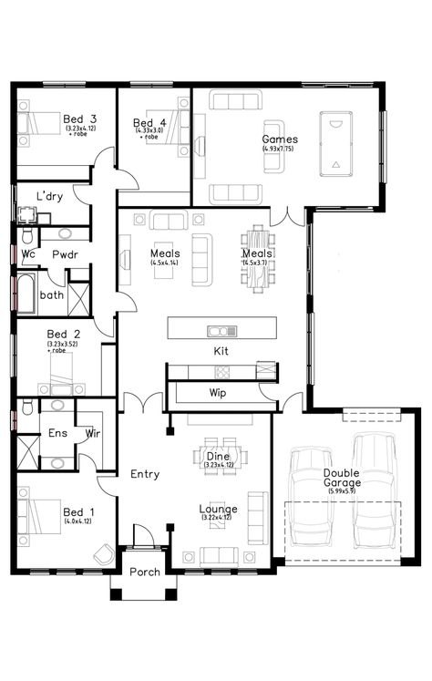 Dechellis Homes, Luxury House Floor Plans, Modern Luxury House, House Development, House Plans Australia, Floor Plans House, Three Bedroom House Plan, Large Houses, Basement House Plans