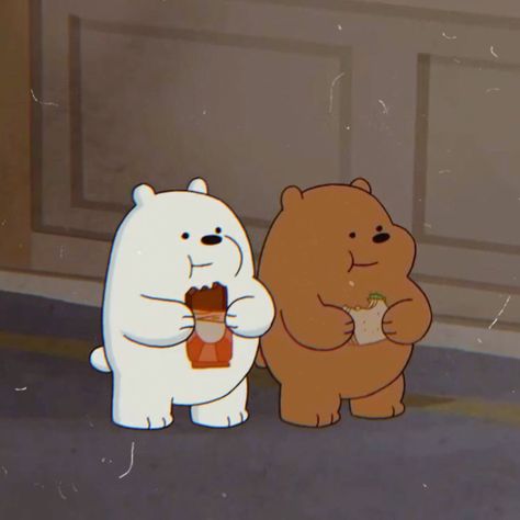 Beruang Grizzly, Ice Bear We Bare Bears, Wallpaper Iphone Lucu, We Bare Bears Wallpapers, Ice Bears, Desen Anime, Japon Illustration, We Bear, Cartoon Wallpaper Iphone