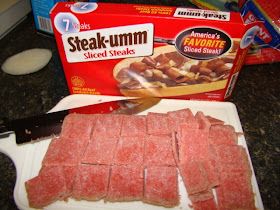 Steakumm Recipes Philly Cheese Steaks, Steakumm Recipes Dinners, Steak Umm Philly Cheese, Steakums Recipe Ideas, Steakums Cheesesteak, Steakumm Recipes Ideas, Steakumm Recipes, Shaved Beef Recipe, Steakums Recipe