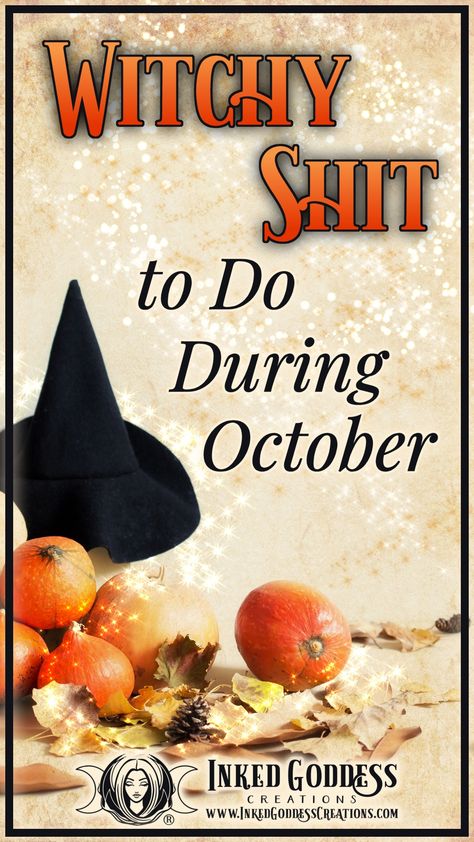 October is a wonderful time to really get your witchy vibes on, with ancestor work, divination, & more! Here are some fun ideas to indulge your witchy side this month. // #octobermagick #witchcraft #fall #harvest #ancestormagick #tarot #divination #altar #nature #magick Divination Altar, Witchy October, Ancestor Work, October Magic, Tarot Divination, Witchy Fall, Nature Witch, Witchy Tips, Keeping A Diary