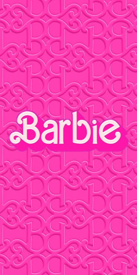 Barbie Phone Wallpapers Aesthetic, Wallpaper Backgrounds Barbie, Barbie Logo Wallpapers, Barbie Bar, Barbie Pink Glitter Background, Barbie Wallpaper Wallshoppe, Graphic Design Activities, Barbie Wallpaper, Dope Wallpaper Iphone