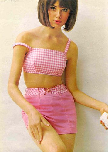 SwimsuitbyRoxanne | Matt | Flickr 1960s Models, Colleen Corby, Decades Of Fashion, 1960 Fashion, 60s 70s Fashion, Fashion 1960s, Sixties Fashion, Retro Mode, Crop Top And Shorts