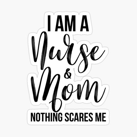 I Am A Nurse, Vision Bored, Me Sticker, Manifestation Board, 2024 Vision, I Am Scared, Sticker Design, Vinyl Sticker, My Art