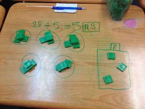 Ms. Cao's 4th Grade Math: Dividing with Remainder & Using Multiplication Facts to Solve for Division Teaching Division With Remainders, Division With Remainders Activities, Division Activities 4th, 4th Grade Division, Division With Remainders, Division Activities, Math Coach, Math Riddles, Math Division