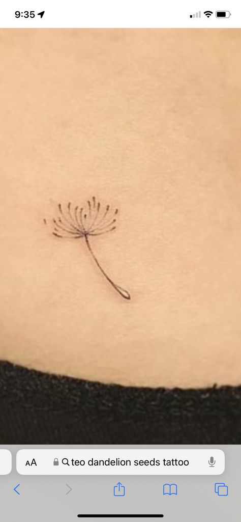 Dandelion Rib Tattoo, Matching Dandelion Tattoo, Dandelion And Semi Colon Tattoo, Small Simple Flower Tattoo, Wheat Tattoo, Small Feminine Tattoos, Colon Tattoo, Plant Tattoos, Dandelion Tattoo Design