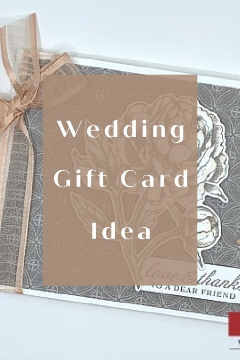 Ways To Give Gift Cards, Wedding Card Gift, Wedding Money Holder, Stampin Up Wedding Cards, Gift Card Presentation, Gift Card Holder Diy, Wedding Gift Money, Unique Wedding Cards, Gift Card Template