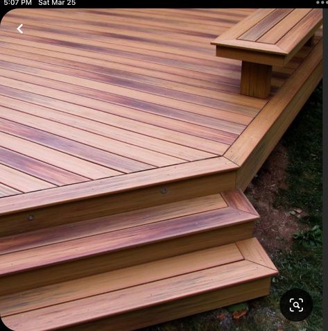 Unique Deck Ideas, Trex Stairs, Grilling Deck, Deck Details, Wood Deck Designs, Composite Decking Designs, Backyard Refresh, Deck Gate, Luxurious Backyard