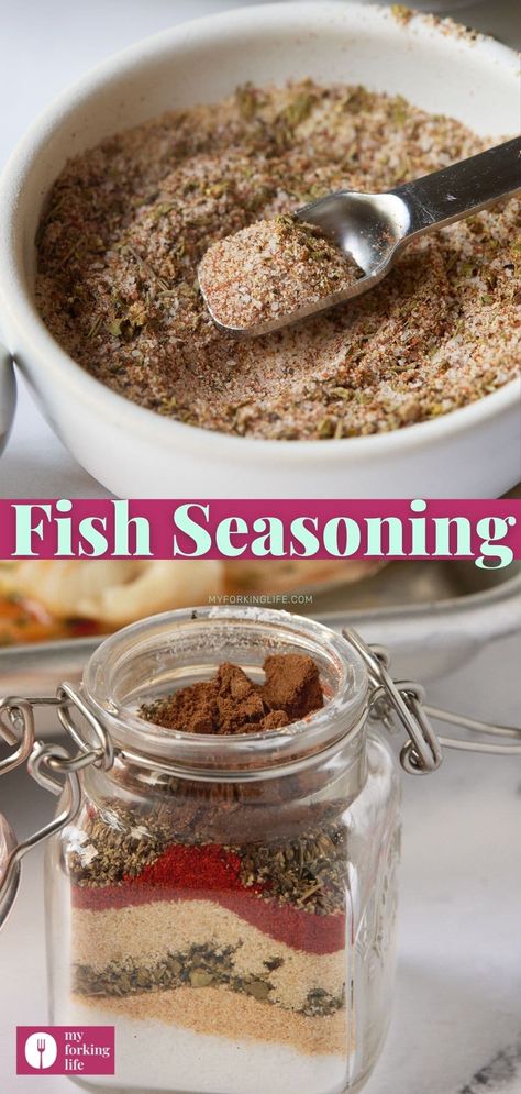 Cajun Fish Seasoning, Diy Fish Seasoning, Best Seasoning For Fish, White Fish Seasoning Recipes, Fish Spice Recipe, Spices For Fish Seasoning Mixes, Homemade Fish Fry Seasoning, Baked Fish Seasoning, Baked Fish Seasoning Recipe