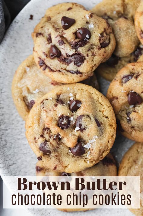 Buttery Chocolate Chip Cookies, Brown Butter Chocolate Chip, Brown Butter Cookies, Choco Chip Cookies, Brown Butter Chocolate Chip Cookies, Best Chocolate Chip Cookies Recipe, Chocolate Chip Cookies Ingredients, Gluten Free Chocolate Chip Cookies, Soft Chocolate Chip Cookies