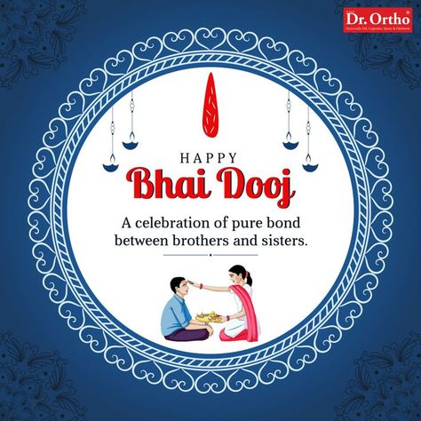 Dr. Ortho wishes you and your sibling happiness, abundance, and prosperity on this joyous day. May this Bhai Dooj bring you closer and make you stronger. Happy Bhai Dooj. #DrOrtho #diwalispecial #diwalicelebration #BhaiDooj #bhaiduj #festivalsofindia #festivevibes Bhaidooj Captions, Bhai Dooj Wishes, Happy Dipawali, Happy Bhai Dooj, Diwali Quotes, Dolls Handmade Diy, Bhai Dooj, Library Book Displays, Book Displays